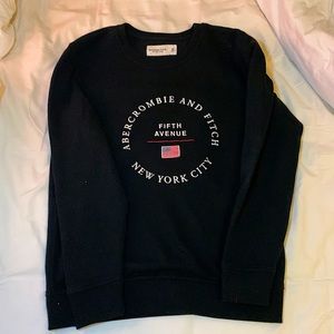 A&F Black Mens Sweatshirt